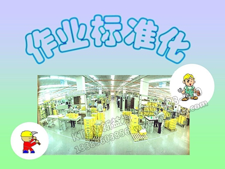 作業(yè)標(biāo)準(zhǔn)化 作業(yè)標(biāo)準(zhǔn)化